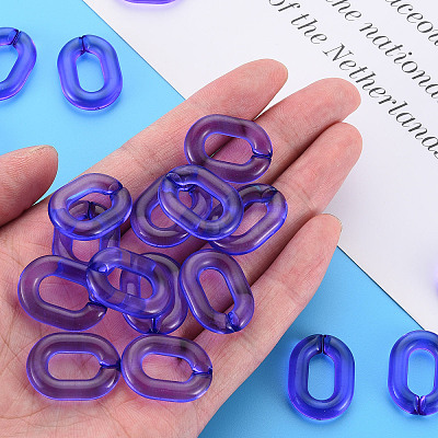 Transparent Acrylic Linking Rings MACR-S373-19-B05-1