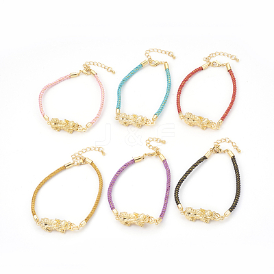 Brass Links Bracelets BJEW-F362-E-1