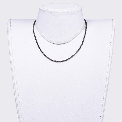 Natural Obsidian Beaded Necklaces NJEW-JN02492-09-1