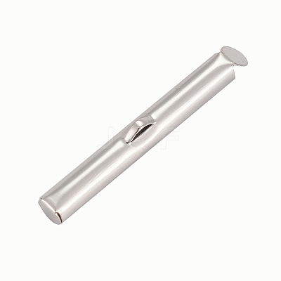 Iron Slide On End Clasp Tubes LS-X-IFIN-R212-3.0cm-P-1
