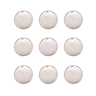 304 Stainless Steel Pendants STAS-CJC0003-47-1