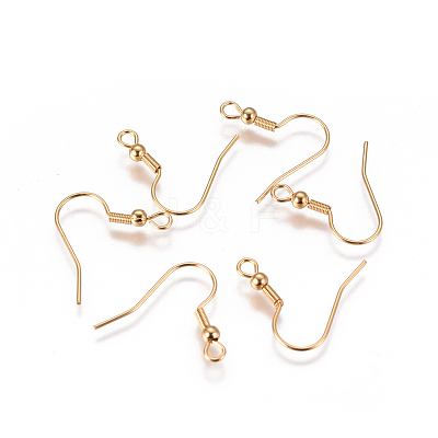 316 Surgical Stainless Steel Earring Hooks STAS-I120-27-G-1