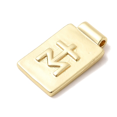 Brass Pendants KK-C137-02G-01-1