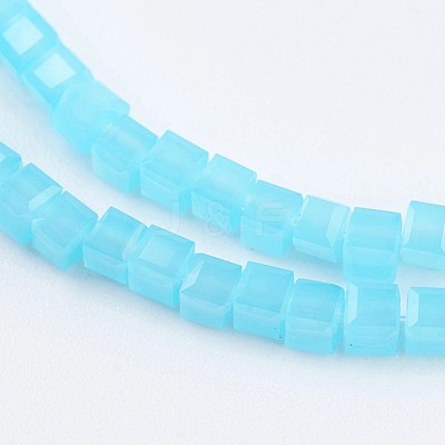 Glass Beads Strands EGLA-F121-M02-1