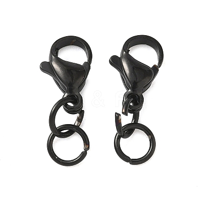 304 Stainless Steel Lobster Claw Clasps STAS-K313-01C-EB-1