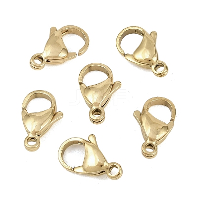 304 Stainless Steel Lobster Claw Clasps STAS-D218-01G-04-1
