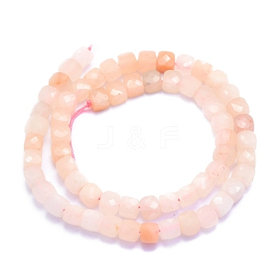 Natural Pink Aventurine Beads Strands G-K310-B05-1