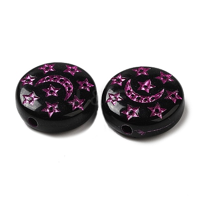 Opaque Acrylic Beads OACR-Z005-32-1