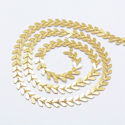 Brass Handmade Chains X-CHC-P004-D-G-1