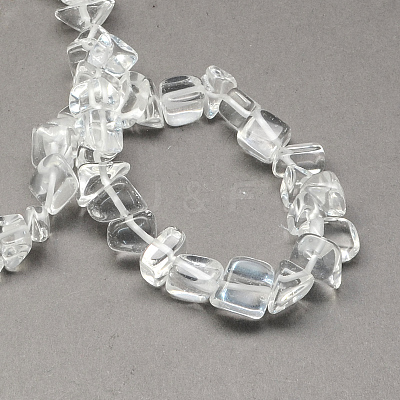 Natural Quartz Crystal Beads Strands G-R192-B15-1