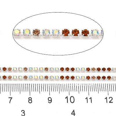 Rhinestone and Iron Cup Chain CH-A007-01D-1