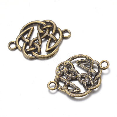 Tibetan Style Alloy Links X-TIBE-S299-035AB-NR-1