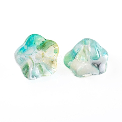 Electroplate Glass Beads EGLA-I012-B04-1