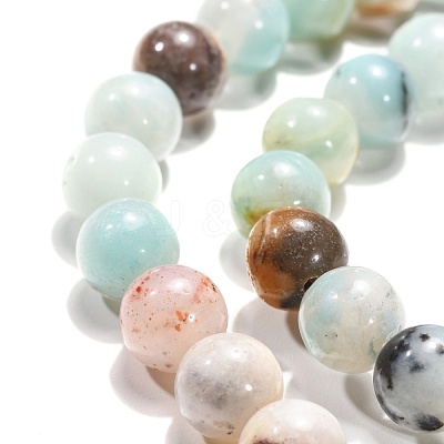 Natural Flower Amazonite Beads X-Z26N5017-1