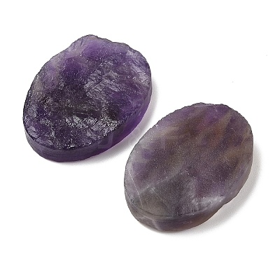 Natural Amethyst Cabochons G-K338-38C-01-1
