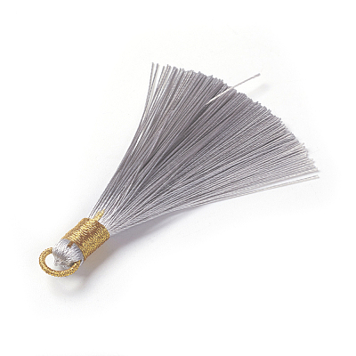 Polyester Tassel Pendants FIND-I009-D26-1