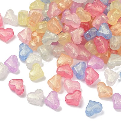 Luminous Transparent Acrylic Beads OACR-B031-15-1
