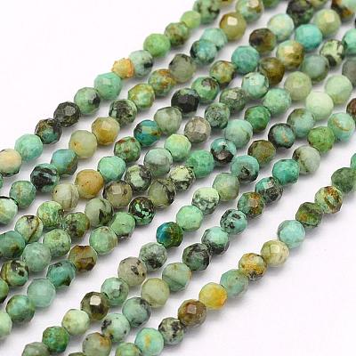 Natural African Turquoise Beads Strands G-F509-29-2mm-1