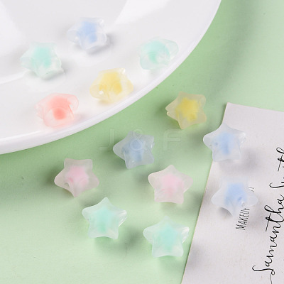 Transparent Acrylic Beads X-TACR-S152-02C-1