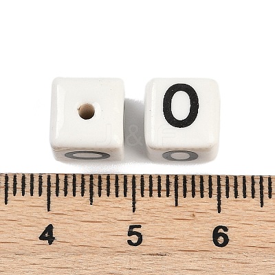 Porcelain Beads PORC-R003-08O-1