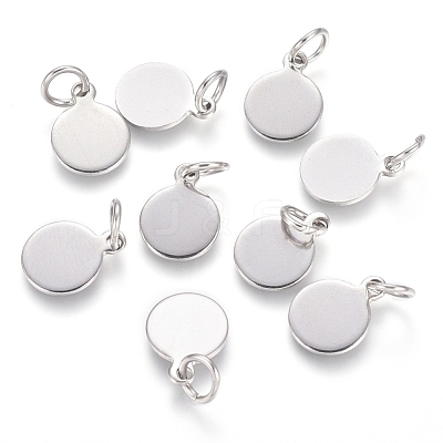 Non-Tarnish 304 Stainless Steel Charms STAS-I124-02B-P-1