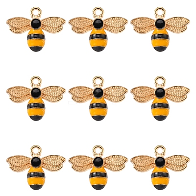 Alloy Enamel Pendants X1-ENAM-S121-174D-RS-1