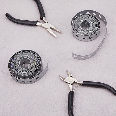 Iron Tape Rolls FIND-WH0148-155-1
