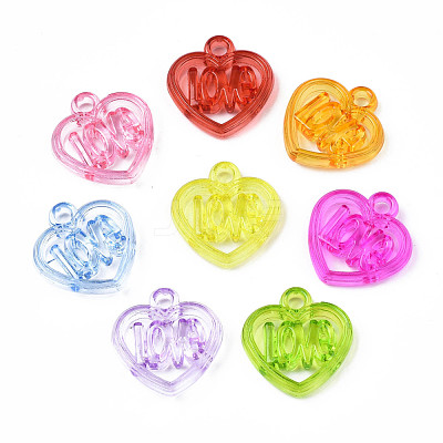 Acrylic Pendants X-OACR-S020-41-A01-1