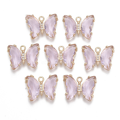 Glass Pendants LS-GLAA-T021-24G-1