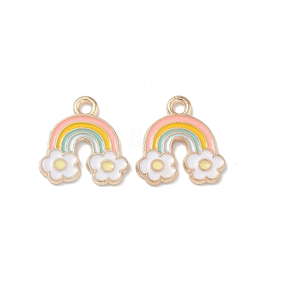 Easter Alloy Enamel Pendants ENAM-I055-01KCG-02-1