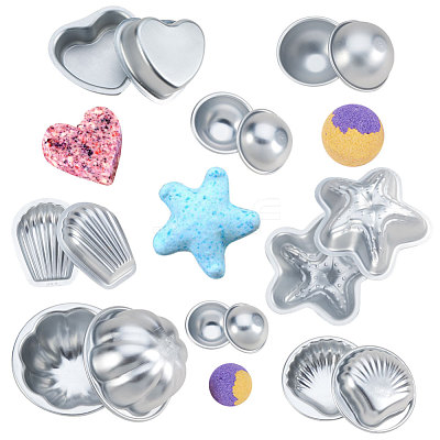BENECREAT Aluminum Alloy Bath Bomb Molds DIY-BC0007-01-1