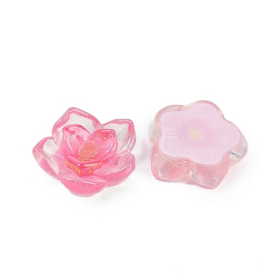 Flower Series Resin Cabochons CRES-Q008-01I-1