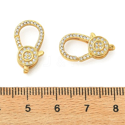 SHEGRACE Bras Micro Pave Clear Cubic Zirconia Lobster Claw Clasps XGRQ5F098-796G-1
