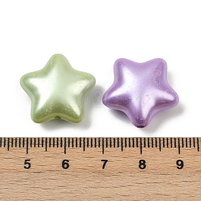 Opaque Acrylic Imitation Pearl Beads X-OACR-B031-53-1