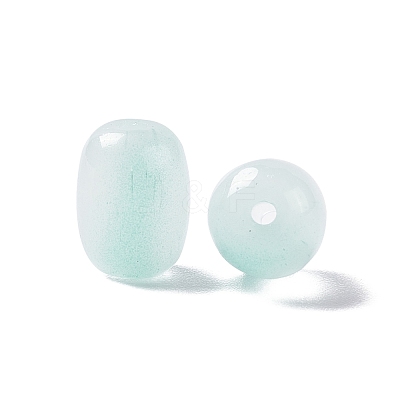 Opaque Glass Beads GLAA-F117-06B-1