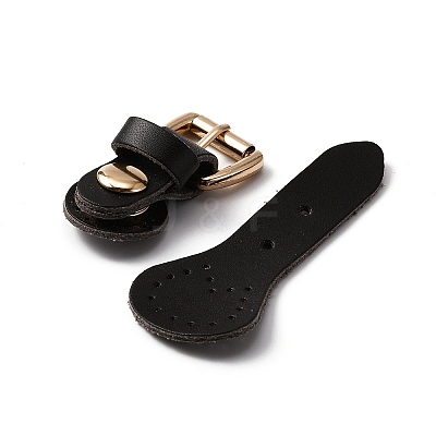 Cowhide Sew on Toggle Buckles FIND-WH0114-36B-1