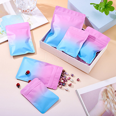 100Pcs 4 Styles PET Zipper Bags OPP-TA0001-19B-1