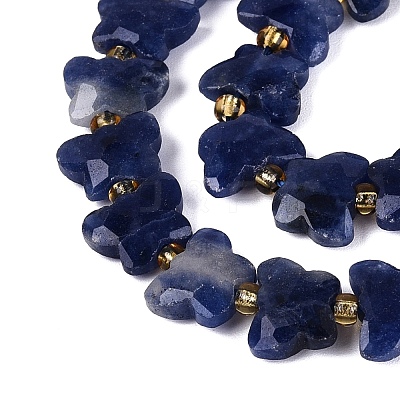 Natural Sodalite Beads Strands G-N371-10A-03-1