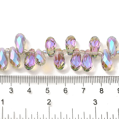 Electroplate Glass Beads Strands EGLA-B006-01A-FR01-1