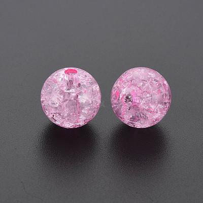 Transparent Crackle Acrylic Beads LS-MACR-S373-66B-N02-1