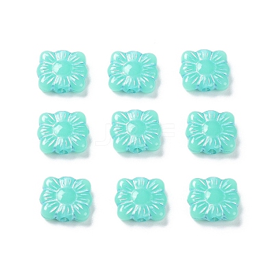 Opaque Acrylic Beads OACR-G016-26K-1