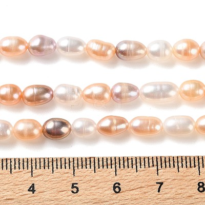 Natural Cultured Freshwater Pearl Beads Strands PA-CBABE82-01B-1
