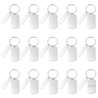 201 Stainless Steel Keychain KEYC-UN00008-1