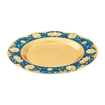 1Pc Iron Flat Round Display Panel for Fragrance Activity AJEW-MB0001-13A-1