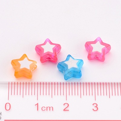 Transparent Acrylic Beads TACR-S116-M-1
