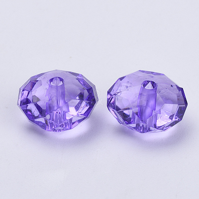 Transparent Acrylic Beads TACR-Q258-8mm-V50-1