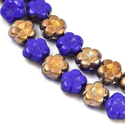 Czech Pressed Glass Beads GLAA-I061-23A-1