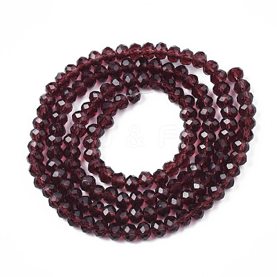 Glass Beads Strands EGLA-A034-T4mm-D26-1