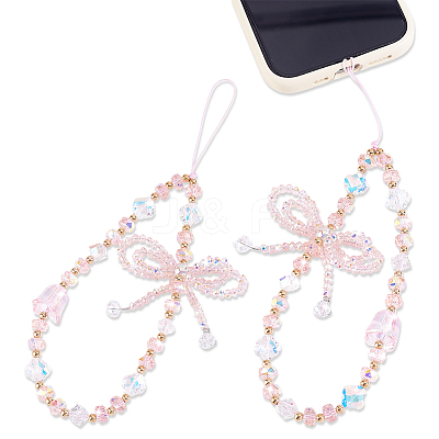 1Pc Alloy & Glass Mobile Straps MOBA-ME0001-01A-1