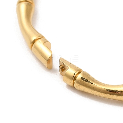 304 Stainless Steel Openable Bangles EJEW-H588-02G-1